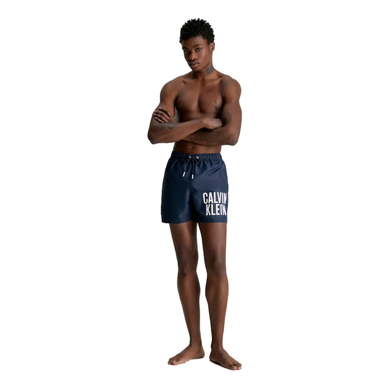 Calvin Klein , Beach-ready Swim Shorts ,Blue male, Sizes: