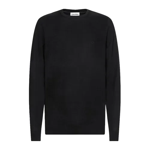Calvin Klein , Behero Merino Wool Sweater ,Black male, Sizes: