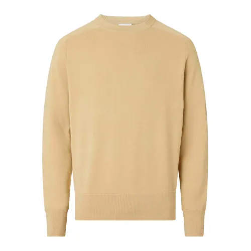 Calvin Klein , Beige Sweaters ,Beige male, Sizes: