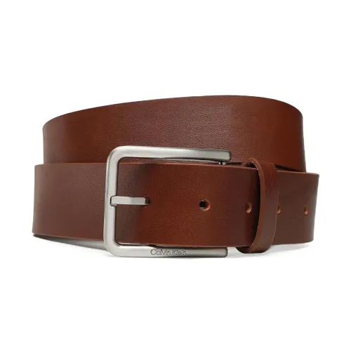 Calvin Klein , Belt with Buckle ,Brown male, Sizes: