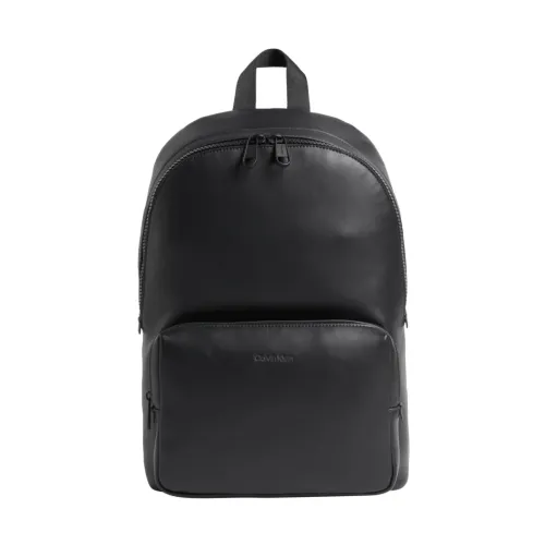 Calvin Klein , Black Campus Backpack ,Black male, Sizes: ONE SIZE