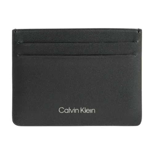 Calvin Klein , Black Cardholder Wallet for Men ,Black male, Sizes: ONE SIZE