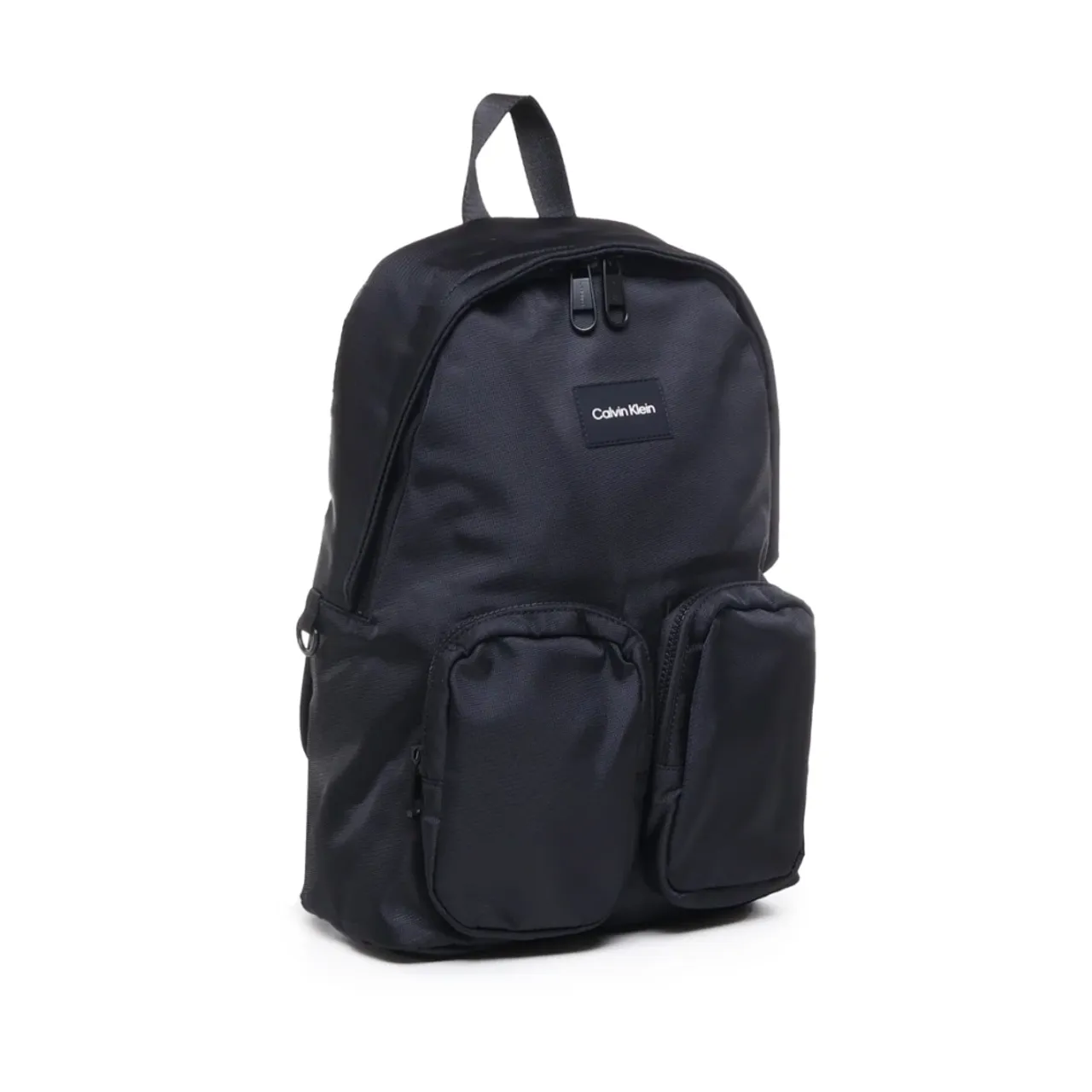 Calvin Klein , Black Cotton Elastan Backpack ,Black male, Sizes: ONE SIZE