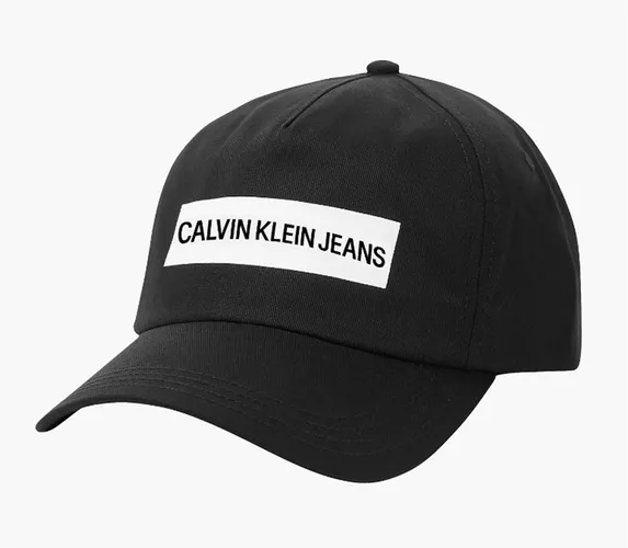 Calvin Klein Black Cotton Twill Cap