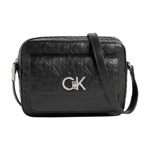 Calvin Klein , Black Cross Body Camera Bag ,Black female, Sizes: ONE SIZE