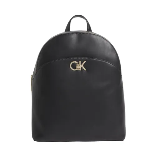 Calvin Klein , Black Domed Backpack for Women ,Black female, Sizes: ONE SIZE