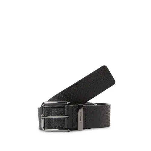 Calvin Klein , Black Leather Belts ,Black male, Sizes:
