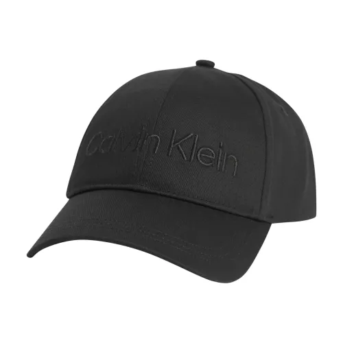 Calvin Klein , Black Logo Cap for Women ,Black female, Sizes: ONE