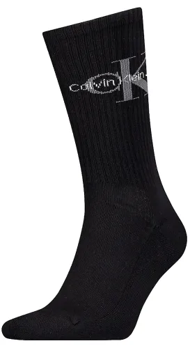 Calvin Klein Black Logo Crew Socks