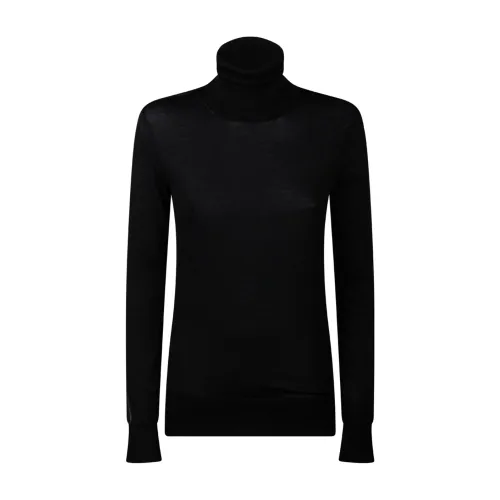Calvin Klein , Black Transparent Panel Sweater ,Black female, Sizes: