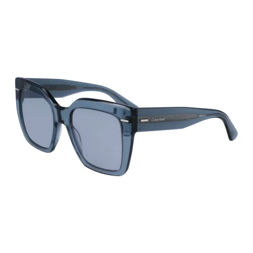 Calvin Klein , Blue Avio Sunglasses ,Blue female, Sizes: