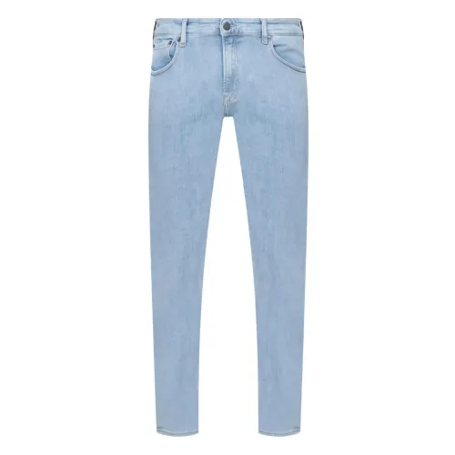 Calvin Klein , Blue Button Zipper Jeans ,Blue male, Sizes: