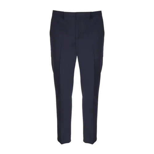 Calvin Klein , Blue Trousers with 98% Cotton ,Blue male, Sizes: