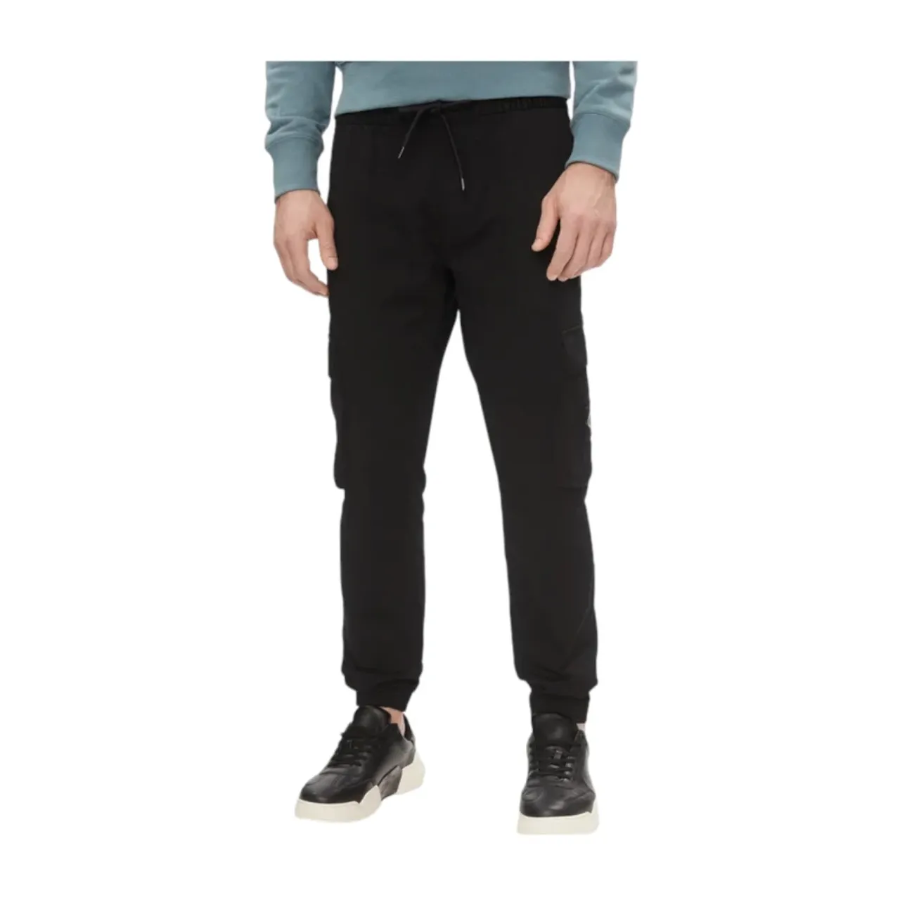 Calvin Klein , Cargo Pants ,Black male, Sizes:
