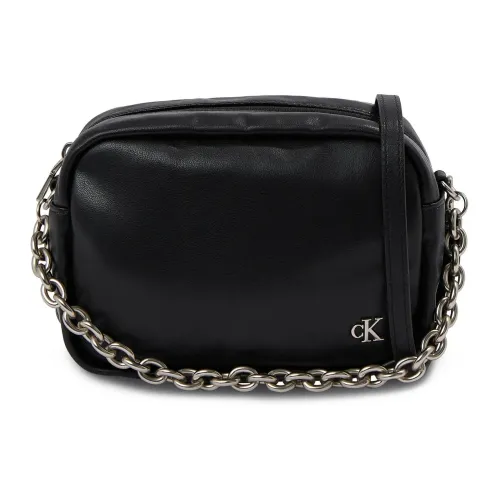 Calvin Klein , Chain Camera Bag Spring/Summer Collection ,Black female, Sizes: ONE SIZE