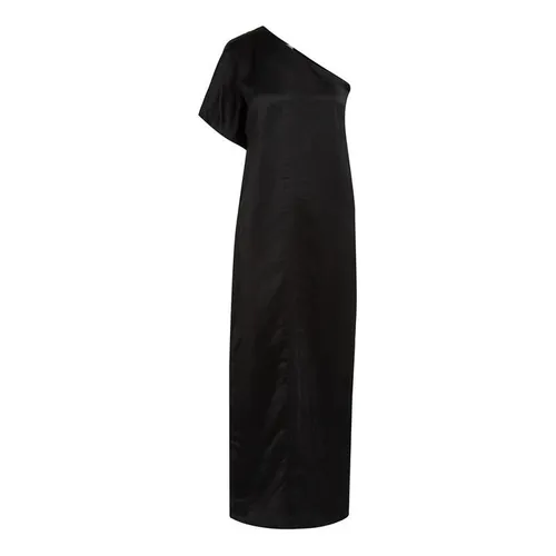 Calvin Klein Ck L Asym Dress Ld43 - Black