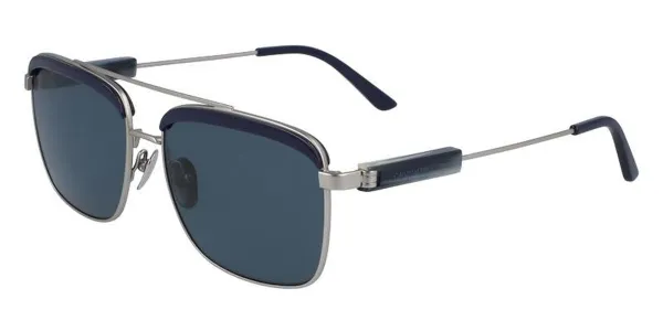 Calvin Klein CK19100S 410 Men's Sunglasses Blue Size 56