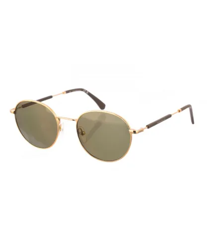 Calvin Klein CKJ20110S WoMens round shape metal sunglasses - Gold - One