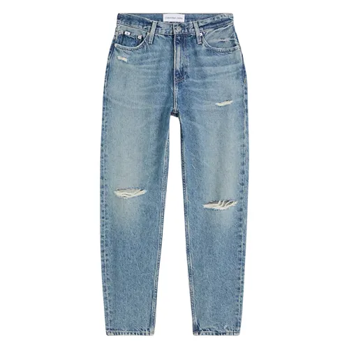 Calvin Klein , Classic Mom Jeans ,Blue female, Sizes: