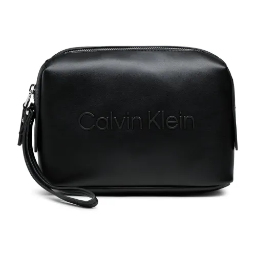 Calvin Klein , Compact Case for Accessories ,Black unisex, Sizes: ONE SIZE