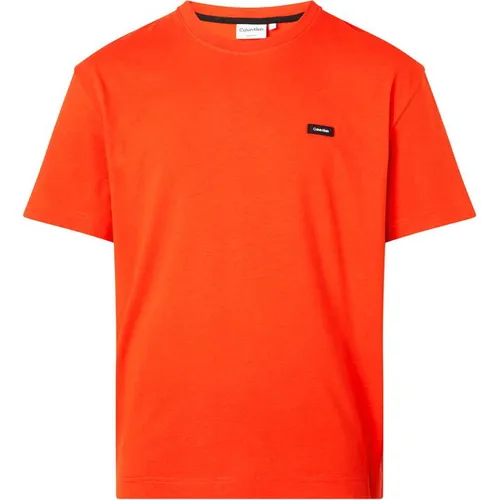 Calvin Klein Cotton Comfort Fit T-Shirt - Orange