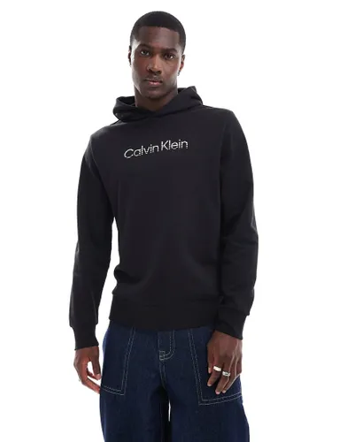 Calvin Klein degrade logo hoodie in black