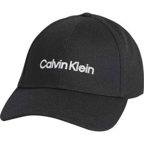 Calvin Klein Double Line Embroidered Cap - Black