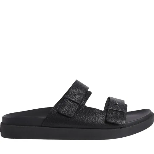 Calvin Klein , Double Strap Sandals ,Black male, Sizes: