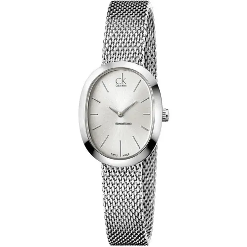 Calvin Klein , Elegant Quartz Silver Dial Watch ,Gray female, Sizes: ONE SIZE