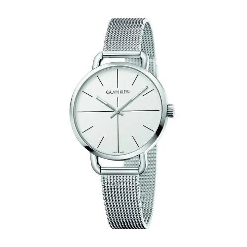 Calvin Klein , Elegant Quartz Watch ,Gray female, Sizes: ONE SIZE