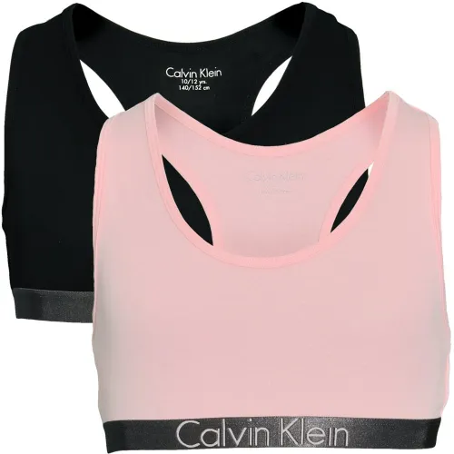 Calvin Klein Girl's 2 Pack Bralette Bustier