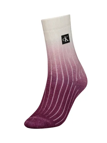 Calvin Klein Gradient Ankle Socks, Amaranth - Amaranth - Female