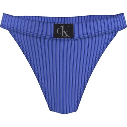 Calvin Klein High Rise Bikini Bottoms - Blue