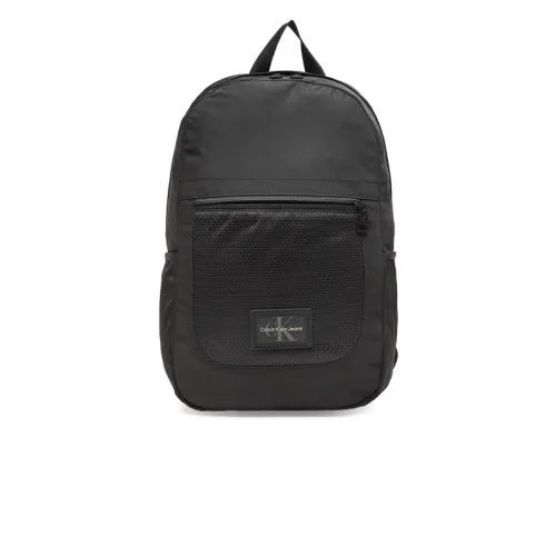 Calvin Klein Jeans , Backpack ,Black male, Sizes: ONE SIZE