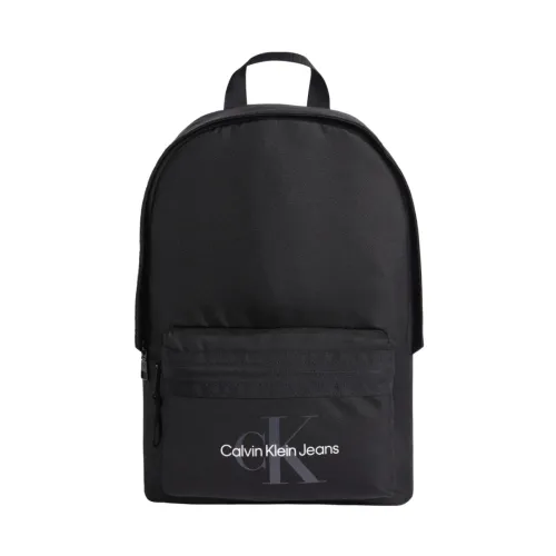Calvin Klein Jeans , Black Campus Backpack ,Black male, Sizes: ONE SIZE