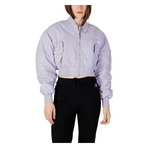 Calvin Klein Jeans , Down Jackets ,Purple female, Sizes:
