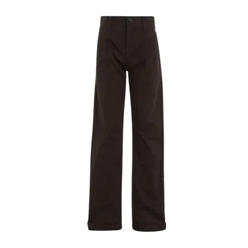 Calvin Klein Jeans , Elastic Solid Color Pants ,Black male, Sizes: