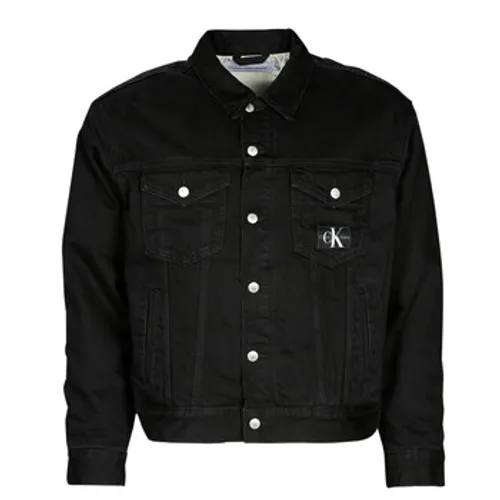 Calvin Klein Jeans  GENDERLESS PADDED DENIM JACKET  men's Denim jacket in Black
