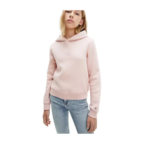 Calvin Klein Jeans , Hoodie ,Pink female, Sizes: