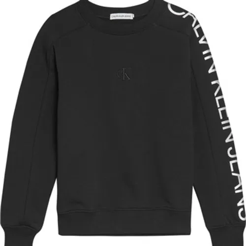 Calvin Klein Jeans  IG0IG00691-BEH  girls's Children's Sweatshirt in Black