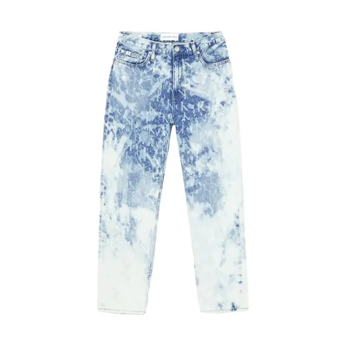 Calvin Klein Jeans , J20J220606 High-Waisted Jeans ,Blue female, Sizes: