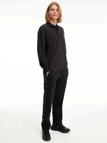 Calvin Klein Jeans Jacquard Logo Joggers, Ck Black - Ck Black - Male