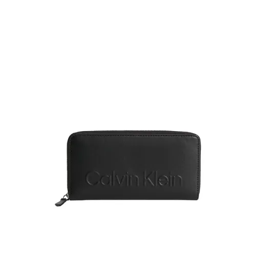 Calvin Klein Jeans , K60K610466 Wallet ,Black female, Sizes: ONE SIZE
