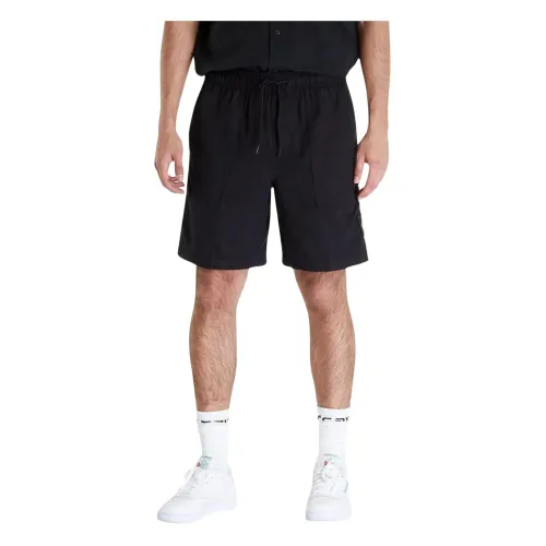 Calvin Klein Jeans , Linen Bermuda Shorts Spring/Summer Collection ,Black male, Sizes:
