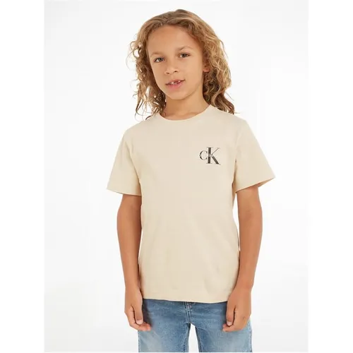 Calvin Klein Jeans Logo T-Shirt - Beige