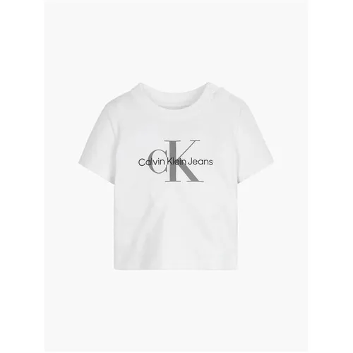 Calvin Klein Jeans Logo T-Shirt Infants - White