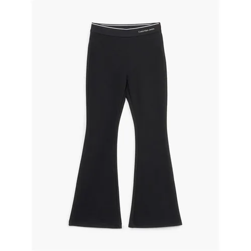 Calvin Klein Jeans Logo Tape Punto Pants - Black