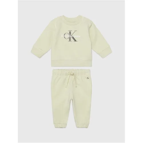 Calvin Klein Jeans Logo Tracksuit Infants - Beige