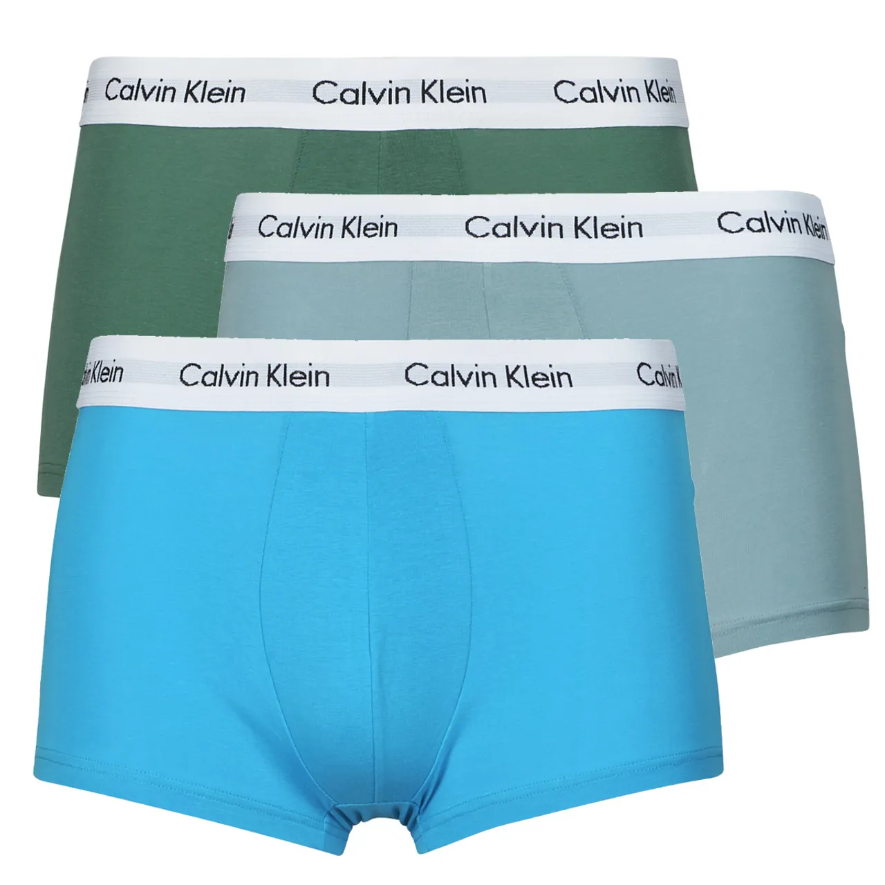 Calvin Klein Jeans  LOW RISE TRUNK X3  men's Boxer shorts in Multicolour