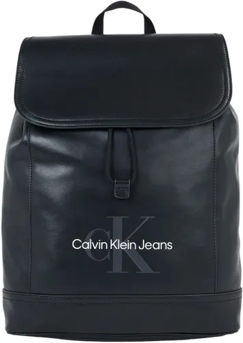 Calvin Klein Jeans Men Backpack Monogram Soft Flap Hand